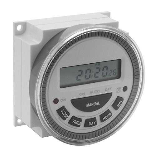 7 Day Programmable Timer Switch- Pool/Gate/Sprinklers/Lights- 120v Input - ET3 Substitute