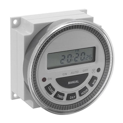 7 Day Programmable Timer Switch- Pool/Gate/Sprinklers/Lights- 120v Input - ET3 Substitute