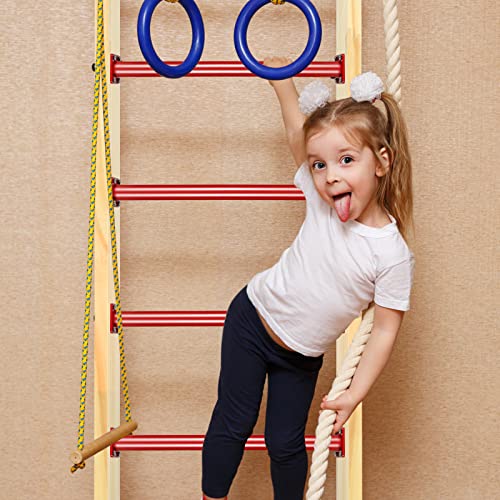 Monkey Bars for Backyard 16.5in Heavy Duty Metal Monkey Bars for Kids, 8 PCS Playset Monkey Bar Rods with Mounting Plates and Powder Coating for Indoor Outdoor Backyard Playground - size: 8 PCS - 16.5 inches