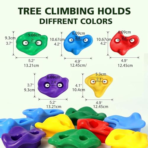 Outdoor Play Equipment with 6 Ratchet Straps | Obstacle Course Training Boys Girls Children Family Climber Backyard Adventure Outdoor Gym Yard Lawn
