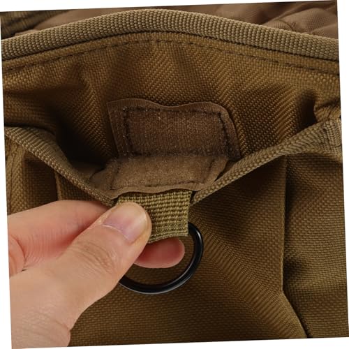 Outdoor Utility Fanny Pack Lightweight Drawstring Chalk Bag with Pockets for Hiking Camping Climbing Multipurpose Waist Pouch for Convenient Storage and Portability