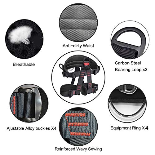 Climbing, Safety Safe Seat Belt for Outdoor Tree Climbing, Outward Band Expanding Training Large Size,Climbing Gear