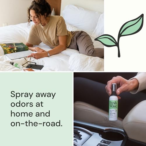 Fresh Wave Original Scent Odor Eliminator Spray & Air Freshener, 2 fl. oz. Travel Size (Pack of 2) - size: 2 Fl Oz (Pack of 2)