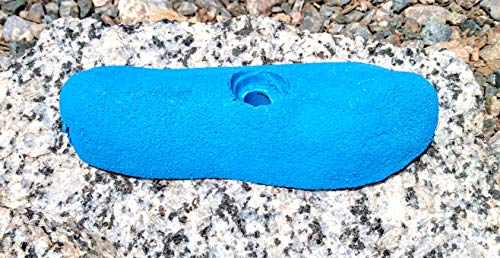 Large Pinch Polyurethane Bolt-On Rock Climbing Wall Hand Hold - color: blue