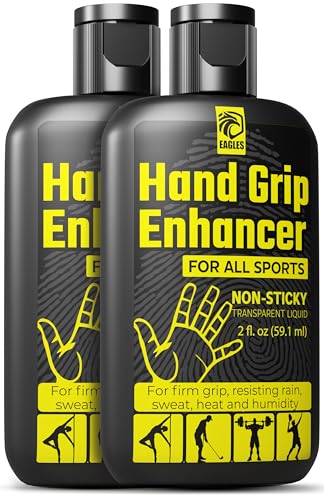 EAGLES Dry Hand Grip Enhancer, 1, 2 or 3 Pack Non-Sticky Anti-Slip Solution for Pole Dancing, Sweaty Hands Dry Grip for Football Tennis Golf Gymnastics Gaming Weightlifting Pole Fitness - size: 2 Pack