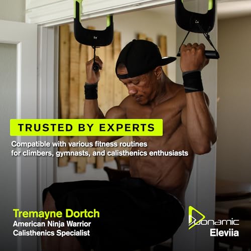 Duonamic Eleviia: Portable Doorway Pull-Up Bar – Lightweight, Travel-Ready, 250 lb Capacity - color: Eleviia