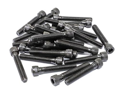 iexcell 25 Pcs 1/4-20 x 1-1/2" Partially Threaded Alloy Steel 12.9 Grade Hex Socket Head Cap Screws Bolts Kit, Black Oxide Finish - size: 1/4-20 x 1-1/2" ( Partially Threaded )