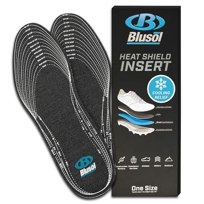 Blusol Shoe Adhesive Inserts - Advanced Temperature Control with NASA Tech for Comfort in Active Men and Women