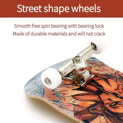 32mm Pro Fingerboard 12 Constellation Series Wooden Finger Board (Leo) - color: Leo