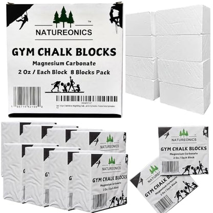 Chalk Blocks, Gym Chalk Blocks, Chalk Blocks for Weight Lifting, Chalk Blocks for Climbing, Hand Chalk, Chalk for Work Out, Chalk for Gymnastics, Pommel Horse Gymnastics-1Lb