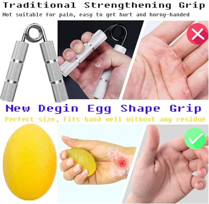 Hand Exercise Balls, Finger Therapy Squeeze Balls for Wrist Pain Relief, Carpal Tunnel, Therapy, Stress Relief, Set of 4