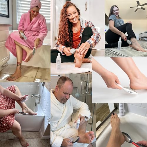 Made in Germany Ceramic Stone and Stainless Steel Foot File, Double Sided Callus Remover, Feet Scrubber, Professional Pedicure Foot Care Tool Rasp, Long Lasting Foot Buffer, Heel Scraper, Wonder Pedi - style: Classic