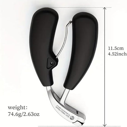 Heavy Duty Toe Nail Clippers for Men Stainless Steel Nail Cutter & File | Toenail Clippers Stainless Steel Wide Jaws Opening Ergonomic Non-Slip Long Handle Nail Clippers for Adults Seniors（Silver） - color: 2pcs-silver