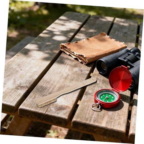 Chalk Rock Climbing Brush with Long Handle, Boar Bristle Climbing Hold Brush for Indoor and Outdoor Chalk Removal, Mountaineering Cleaning Tool for Bouldering and Rock Walls