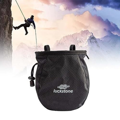 Climbing Chalk Bag Storage Pouch with Belt Accessories Equipment Refillable Packaging Chalk Carrier Bag for Fitness Poles Dancing Training