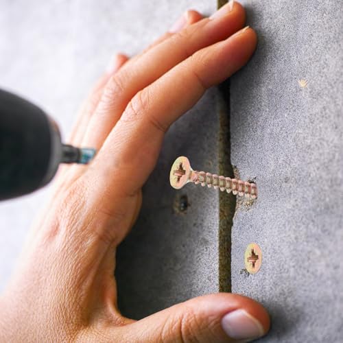 20 Sets Hollow Wall Anchors and Screw Kit with Spiral Design for Secure Fixing, Zinc Alloy and Iron Material, for Hanging Bathroom and Kitchen Accessories