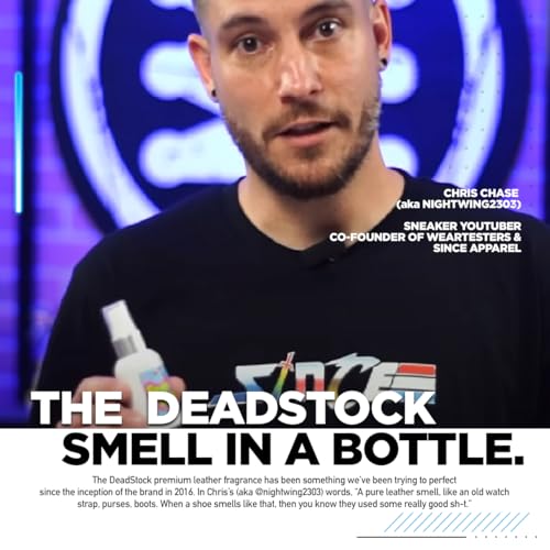 Deadstock Scented Shoe Deodorizer for Sneakerheads by ANTIDOT - Advanced Shoe Freshener Spray Collection | New Sneaker Smell Shoe Odor Neutralizing Formula (Fresh Since)