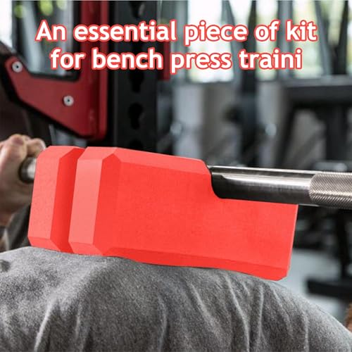 Bench Press Block,EVA Support Grip Pad, Foam Barbell Weight Bar Grip Multiple Angles Training Blocks, for Gym Home Fitness, L