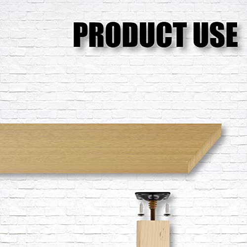 Litoexpe 4 Sets Mounting Plates for Furniture Legs, M8 Furniture Couch Legs Attachment Plates ith Hanger Bolts Screws for Furniture Sofa Couches Seats
