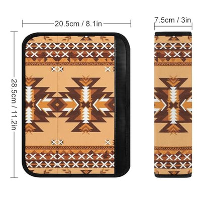 2 Pack Native American Southwestern Boho Aztec Seat Belt Shoulder Pad Universal Soft and Comfortable Seat Belt Covers Cushion for Kids, Most Cars, Comfortable Driving - color: Pattern 895