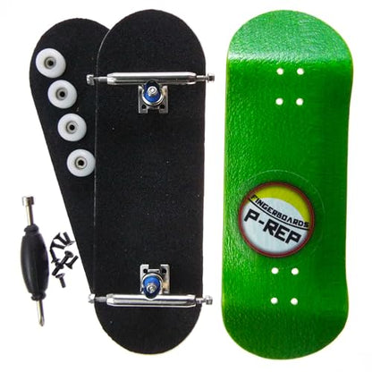P-REP V2 Performance Complete Wooden Fingerboard 32mm - Green - color: Green