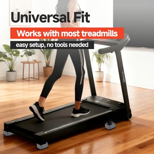 4-Pack Treadmill Incline Riser Blocks - color: Grey