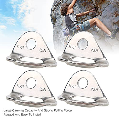 Climbing Bolts Hanger, 4PCS Climbing Anchor Bolt Stainless Steel Rock Anchor for Rappelling Aerial Work