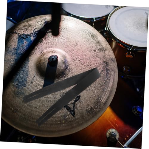 1pc Cymbal Belt Portable Replacement Strap for Musical Instruments Black Accessory for Percussion and Use