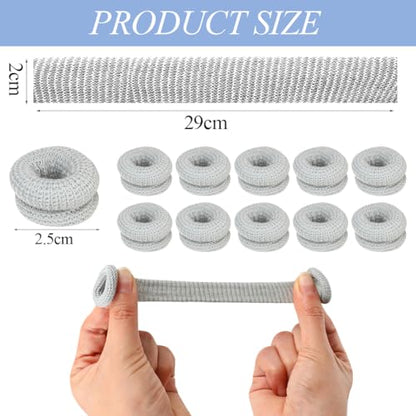 Finger Bandages 10Pcs Cotton Finger Cots Breathable Thumb Bandage Elastic Finger Gloves Tubular Gauze Finger Covers Finger Tips Protectors