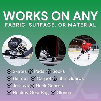 The Stink Solution Hockey Odor Eliminator Spray, Unscented, 2 Pack, 16 oz | Eliminates Sweat and Body Odor at the Source. Deodorizer for Skates, Gloves, Helmets, Guards, Pads and Hockey Bags - size: 16 Fl Oz (Pack of 2)