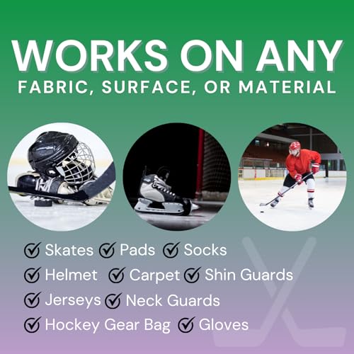 The Stink Solution Hockey Odor Eliminator Spray, Unscented, 1 Pack, 16 oz | Eliminates Sweat and Body Odor at the Source. Deodorizer for Skates, Gloves, Helmets, Guards, Pads and Hockey Bags - size: 16 Fl Oz (Pack of 1)