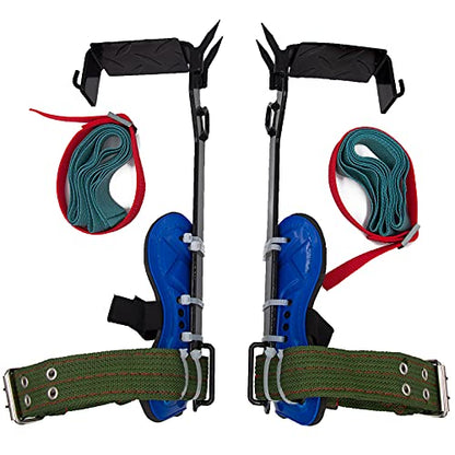 Litong Tree Climbing Gear 2 Pack Stainless Steel Spikes Outdoor Tool | Perfect for forestry work, hunting, trimming and fruit harvesting, offering stable support for various climbing tasks
