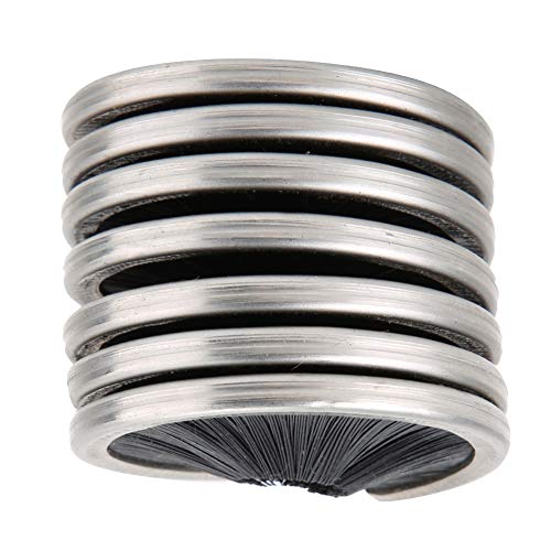Yosoo Health Gear Rope Brush, Rope Cleaner Climbing, Nylon Stainless Steel Climbing Rope Cleaner, Black Rope Cleaning Brush for Rope Way Mountaineering Cave Exploration Aerial Work