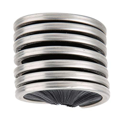 Yosoo Health Gear Rope Brush, Rope Cleaner Climbing, Nylon Stainless Steel Climbing Rope Cleaner, Black Rope Cleaning Brush for Rope Way Mountaineering Cave Exploration Aerial Work