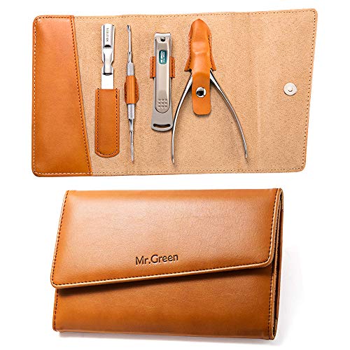 4 Pcs Manicure Set, Pedicure Sets, Nail Clipper Stainless Steel Professional Nail Cutter with Travel Case - color: 4count