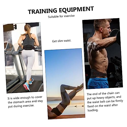 Mikikit Dip Belt Chain for Weightlifting Design for Weight Training Supports Back and Upper Body for Dips Chin Ups and Pull Ups