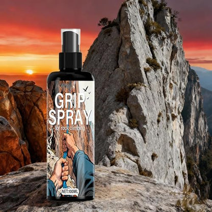 Climbing Firm Grip Spray 100ml Anti-Slip Friction Enhancer | Non-sticky Rock Climbing Adhesive Spray for Basketball Volleyball Wrestling Weightlifting Training Gymnastics