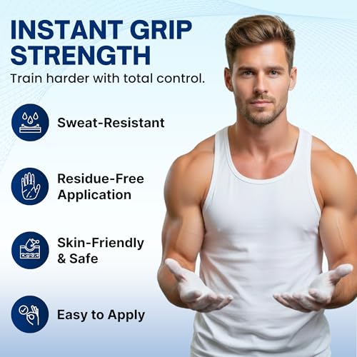Liquid Chalk for Weightlifting, Gym and Workout Hand Chalk Grip | Magnesium Carbonate Grip Chalk In 50Ml, 59Ml Clear And 250Ml Sizes. For Lifting, Cheer, Gymnastics And Crossfit. - size: 8.5 fl oz 2-Pack (Power Pair)