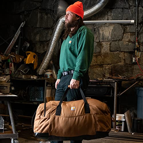 Carhartt Classic Duffels, Heavy-Duty Bag for Jobsite, Gym, & Travel, 120L, Black - color: Black, style: 120l