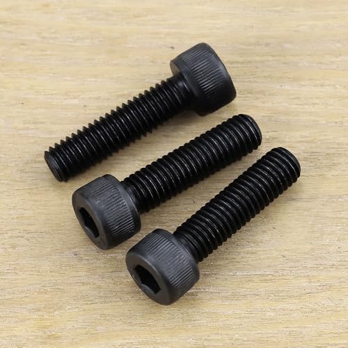 #10-24 x 3/4" Socket Head Cap Screws Bolts, 12.9 Grade Alloy Steel, Black Oxide Finish, Allen Hex Drive, Full Thread, 50-Pack - size: #10-24 x 3/4"