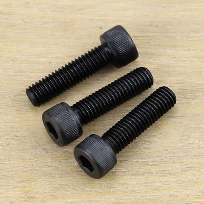 #10-24 x 1 Socket Head Cap Screws Bolts, 12.9 Grade Alloy Steel, Black Oxide Finish, Allen Hex Drive, Full Thread, 50-Pack - size: #10-24 x 1"