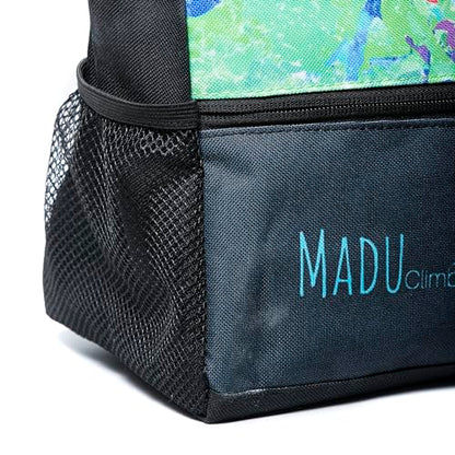 Bouldering Chalk Bucket Large Self-Standing Chalk Bag with Magnetic Closure, Fleece Lining, Zippered Pockets & Brush Holders