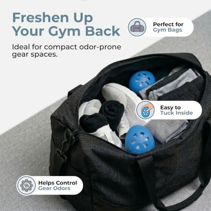 Air Jungles Shoe Deodorizer Balls Upgraded Formula 12 Ct, Fresh Linen Scent | Odor Eliminator for Sneaker, Gym Bag, Locker and Drawer, Natural Fresheners with Essential Oil, Up to 180 Days - size: 6 Count (Pack of 2)