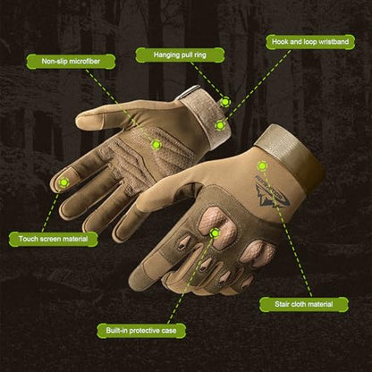 Karlak Touch Screen Full Finger Gs Wrist Adjustable Sports Cycling Climbing Gs - color: Yellow, size: X-Large