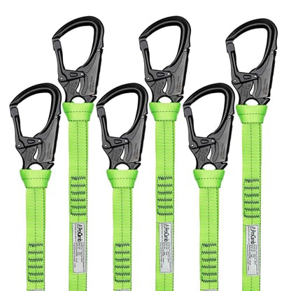 Arborist Speedline Kit - Lightweight, Durable 7075 Aluminum Snaphook, Resilient 1" Nylon Webbing, 29kN Sling Strength, 26" Six Pack - size: 26 Inch | Six Pack