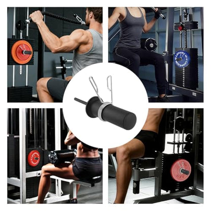 Weight Stack Pin Extender, 10mm x 110mm Gym Pin with Spring Clip Collar for Cable Machine & Home Gym, Fits 2" Weight Plates, Durable Steel Weight Stack Pin