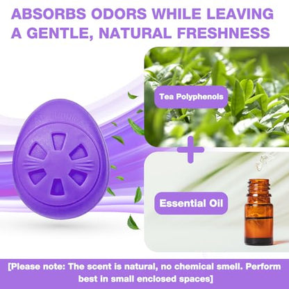 Air Jungles Shoe Deodorizer Balls 12 Ct, Lavender Scent | Odor Remover Balls for Sneakers, Gym Bags, Lockers, Closets, Hampers, and Drawers, Essential Oil Provides Natural Freshness - size: 6 Count (Pack of 2)