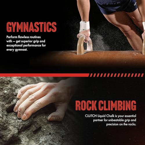 STYK Vaulter Magazine - Enhanced Liquid Chalk, No Mess, Work Out Chalk, Grip Boost, for Weightlifting, Gymnastics, Rock Climbing, Bodybuilding, Pole Vault, Crossfit, and More, Liquid Hand Chalk - style: 95ml Regular
