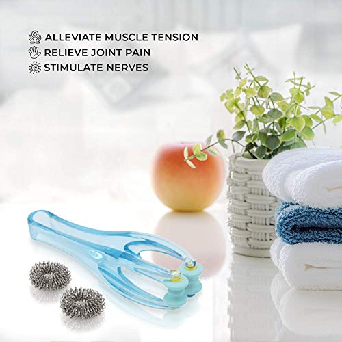 Lindo FingerCare Massager Finger Massage System | Includes One Finger Roller, Two Massage Rings, Joint Care