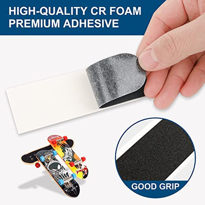 20Pcs Fingerboard Grip Tape, Precut Foam Grip Tape,Foam Tape for Fingerboards, Precut & One Step Instal(20)